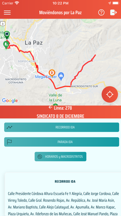 Moviéndonos por La Paz Screenshot