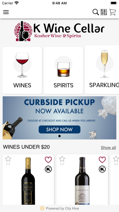 K Wine Cellar Screenshot