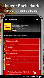 pizza drive grünberg iphone screenshot 4