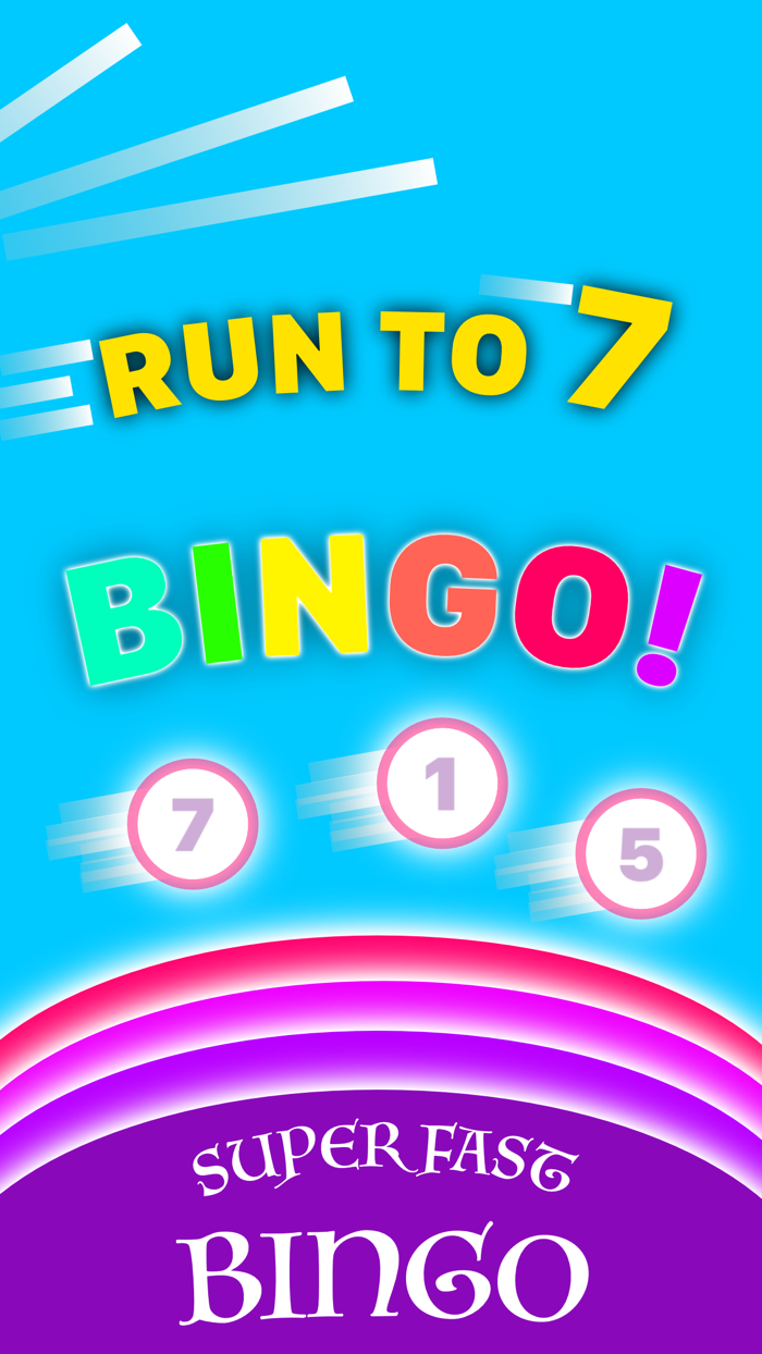 Run to 7 Bingo to Play at Home