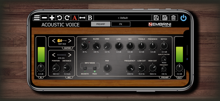 Acoustic Voice Preamp