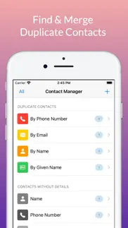 contact manager + iphone screenshot 1
