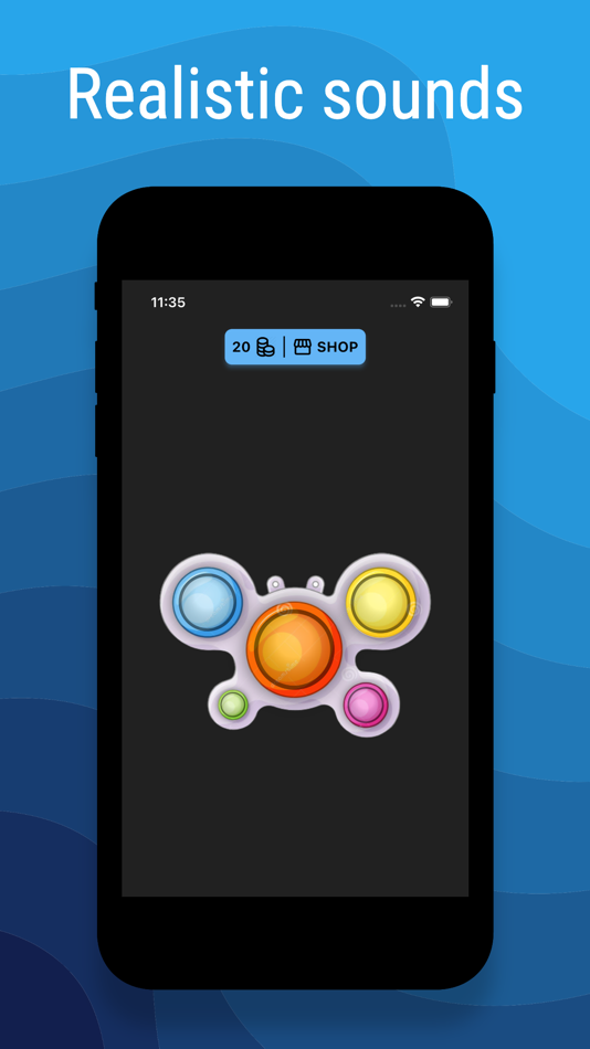 #4. Simple Dimple - fidget toys (iOS) 来自: DMITRY ZARECHNEV