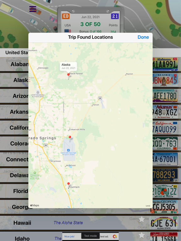 Plates - Family Travel Game iPad screenshot 3 - Travel app