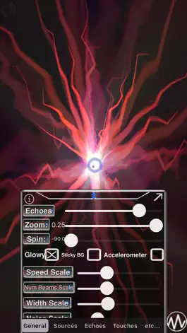 Game screenshot iBeams Music Visualizer mod apk