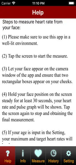 Game screenshot Facial Heart Rate (Lite) apk