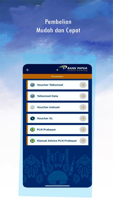 Mobile Banking Bank Papua Screenshot