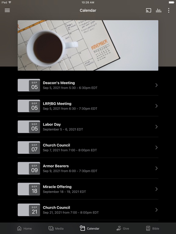 App screenshot