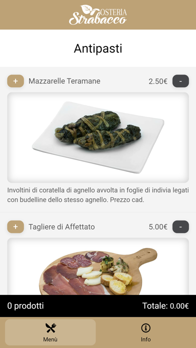 Osteria Strabacco Screenshot