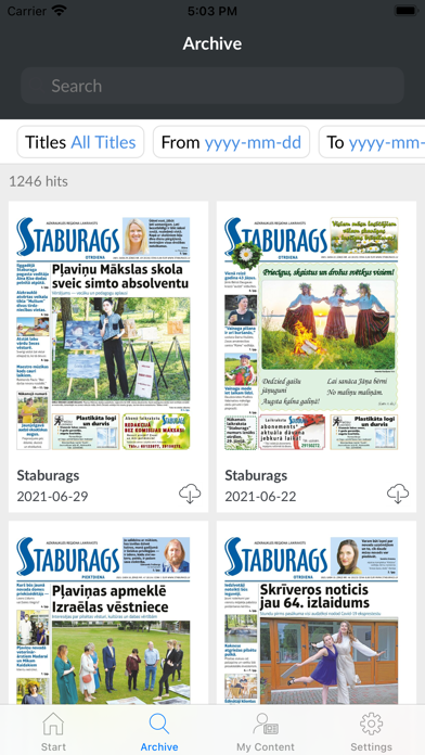 Reģionu Mediji Screenshot
