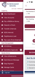 Forward Bank Business Banking screenshot #2 for iPhone