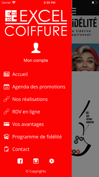 EXCEL COIFFURE Screenshot 1 - AppWisp.com EXCEL COIFFURE Screenshot 1 - AppWisp.com