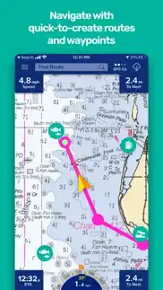 pro charts - marine navigation iphone screenshot 2