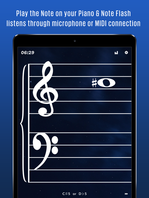 Screenshot #4 pour Note Flash Music Sight Reading