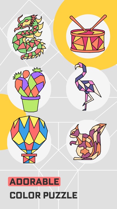 Poly Painter Coloring Book Screenshot