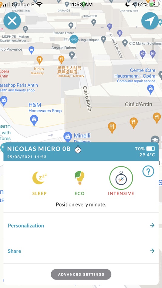 #5. Abeeway WiFi-GPS tracking (iOS) 来自: Abeeway