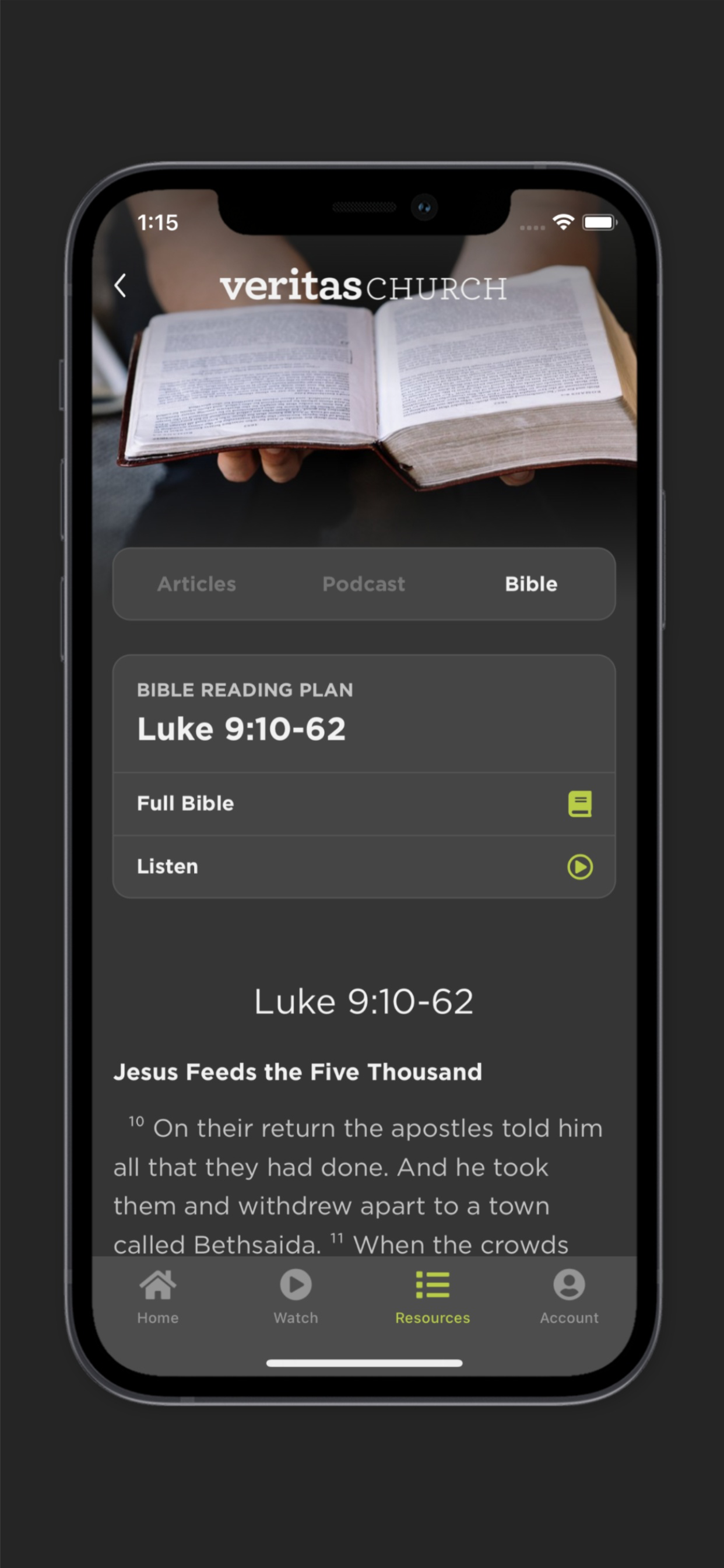 Veritas Church App