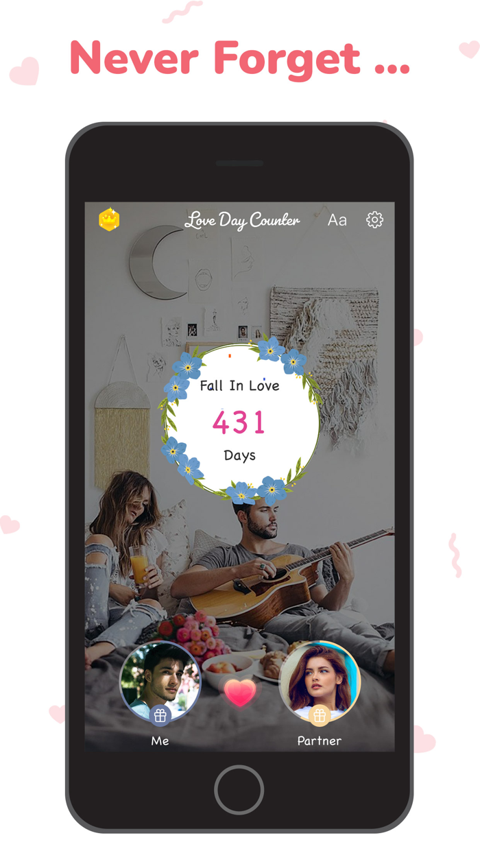 Love Days Counter Love Quotes