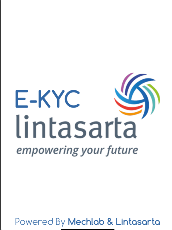 Lintasarta E-KYC iPad screenshot