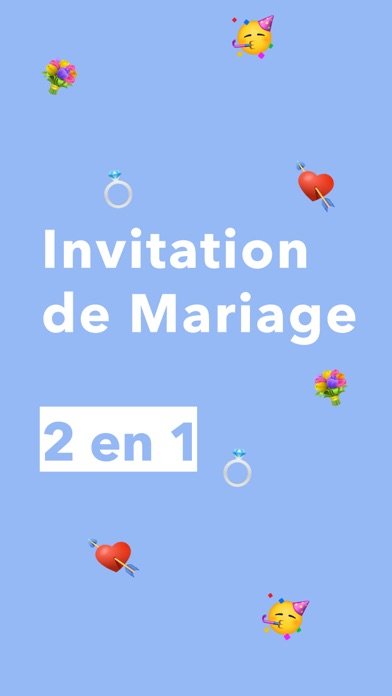 Screenshot #1 pour Faire-part de Mariage en ligne