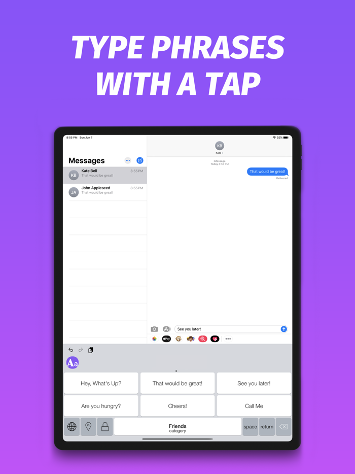 Phraseboard - Paste Keyboard