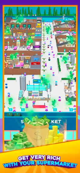 Game screenshot 2050 Supermarket Idle Game apk