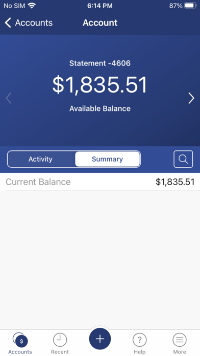 Harrison County Bank Mobile Screenshot