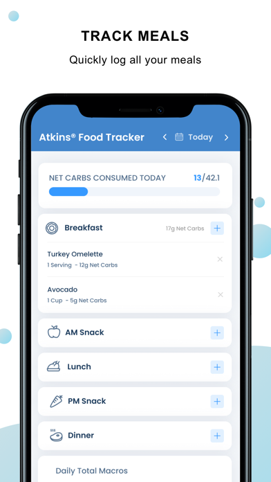 Atkins® Carb & Meal Tracker Screenshot