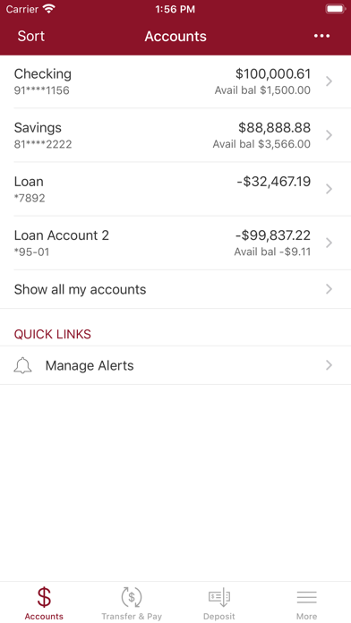 Bank 1st Mobile Screenshot
