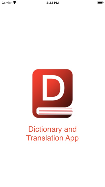 Dictionary and Translation App