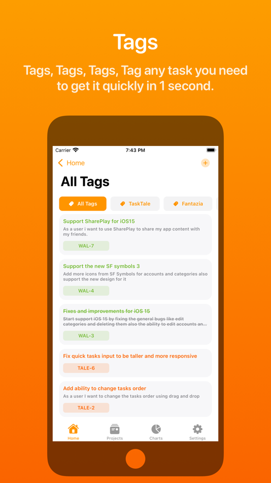 #8. TaskTale (iOS) 由: Adel Bassiony