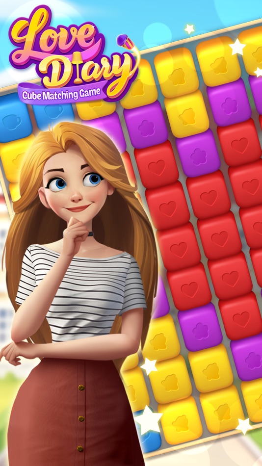 #6. Love Diary: Cube Matching Game (iOS) 由: OAK TECHNOLOGY LIMITED