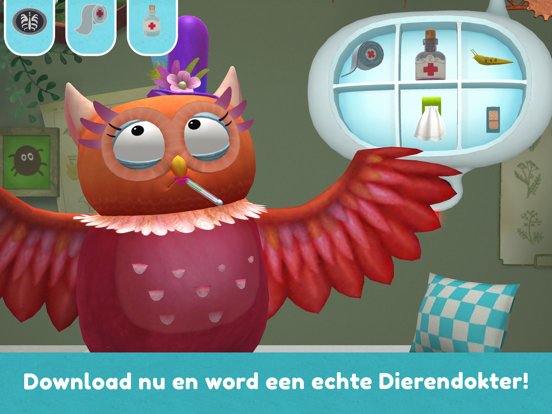 Little Fox Dierendokter 3D iPad app afbeelding 5