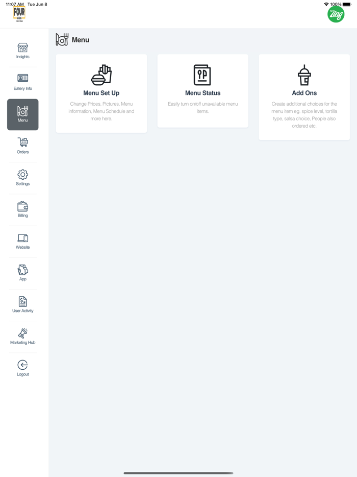 Zing For Restaurants