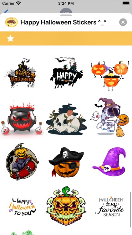 Happy Halloween Stickers ^_^ screenshot-3