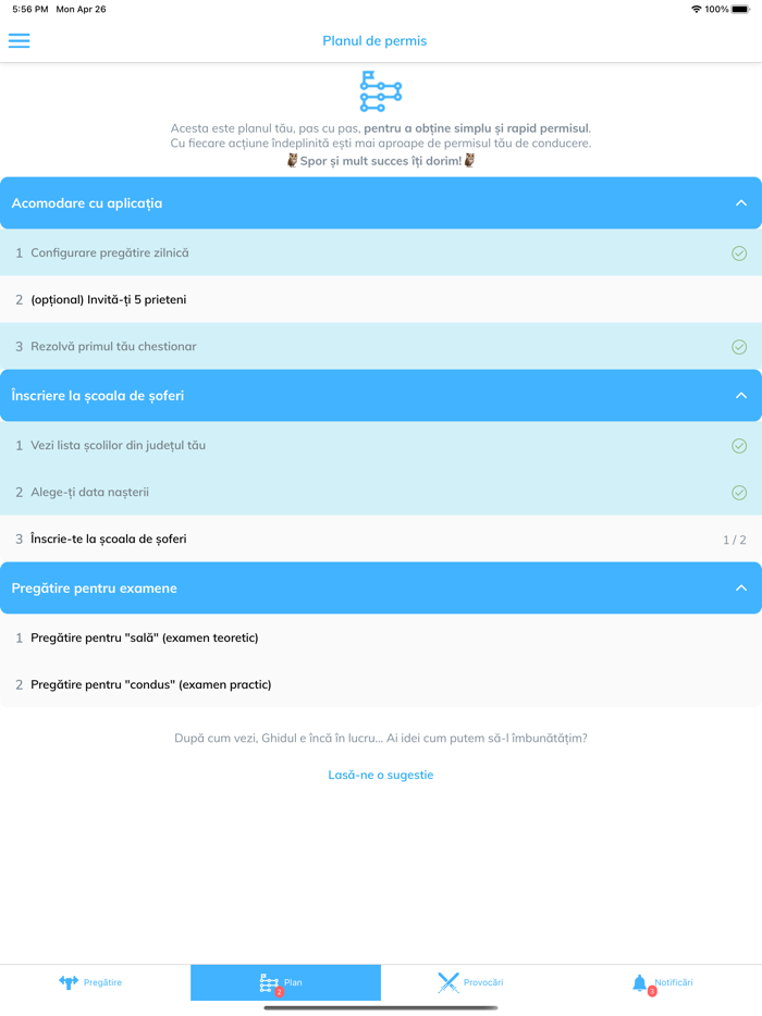 Chestionare auto SoferOnline
