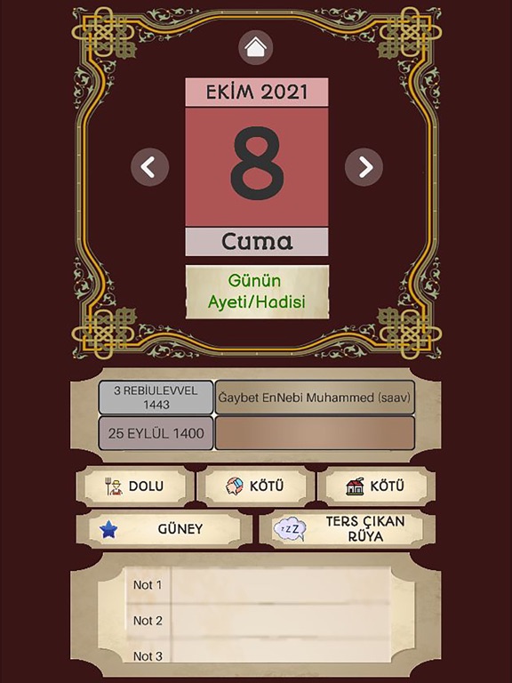 Screenshot #4 pour Hasibi Takvimi