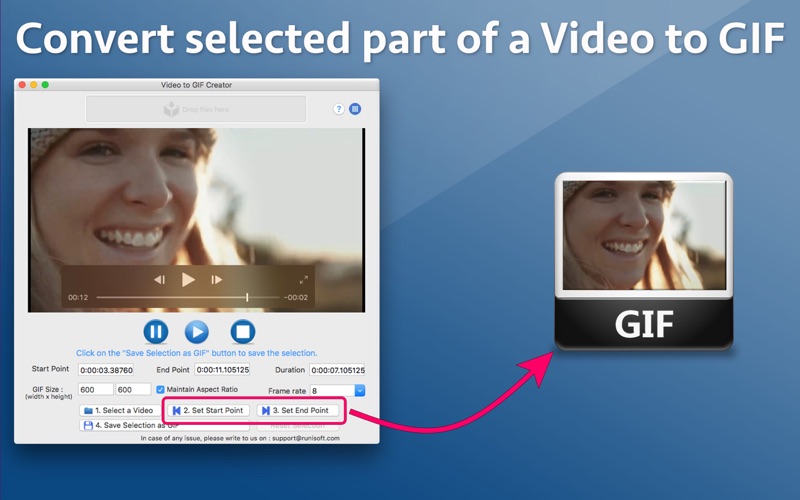 Screenshot #2 pour Video to GIF Creator