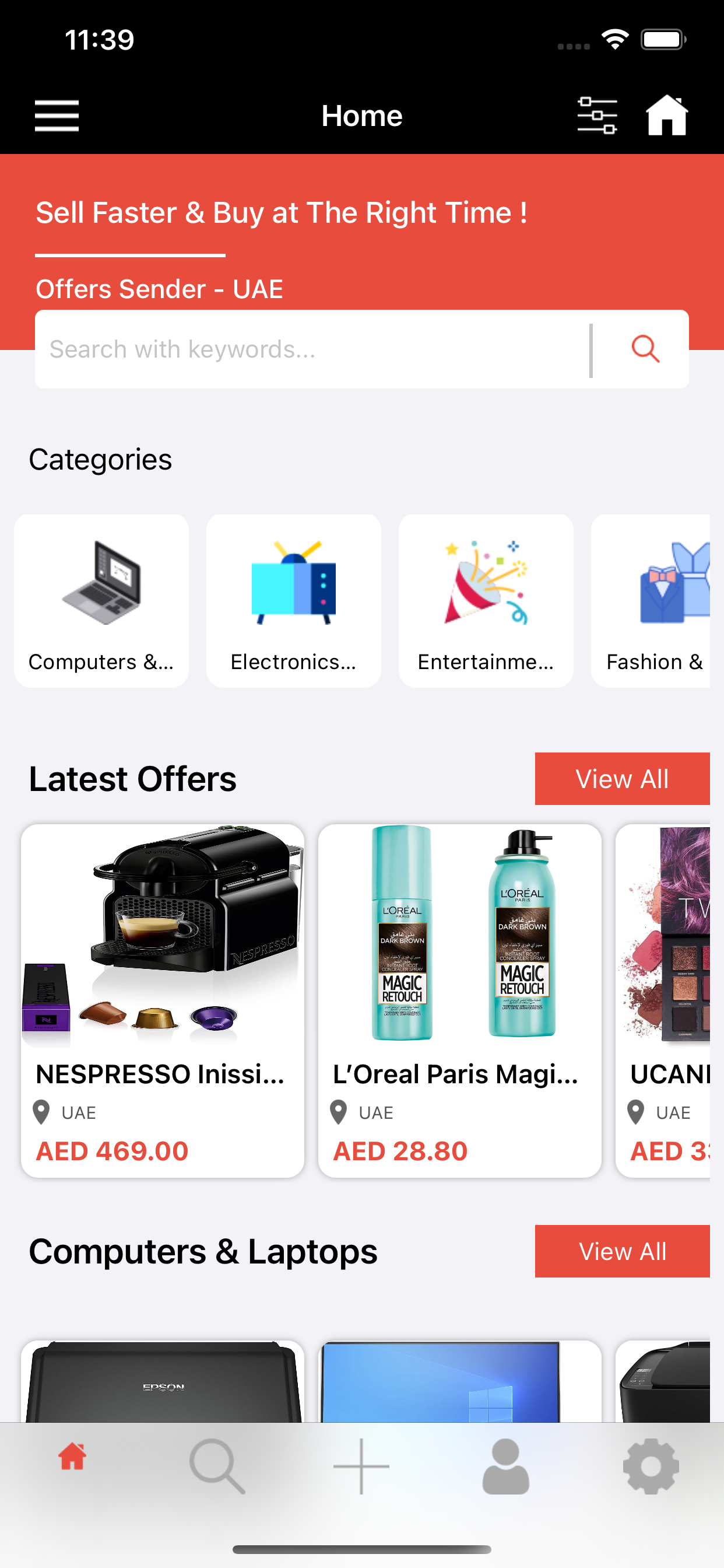 Offers Sender