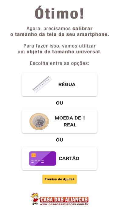 Medidor de Anel e Alianças Screenshot