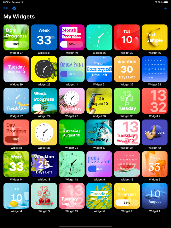 Screenshot #5 pour WidgetBucket: HomeScreen Theme
