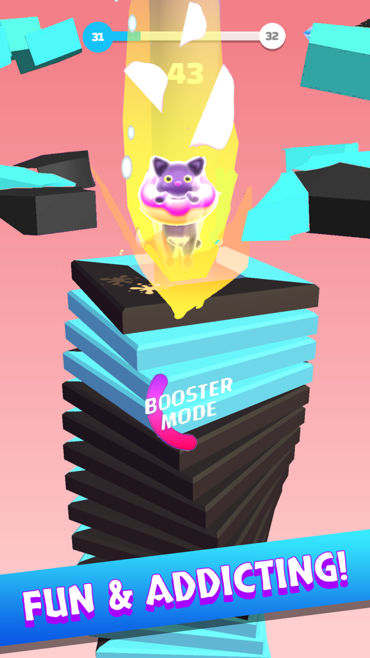 #5. Helix Stack Jump: Fun 3D Games (iOS) 来自: Kooapps