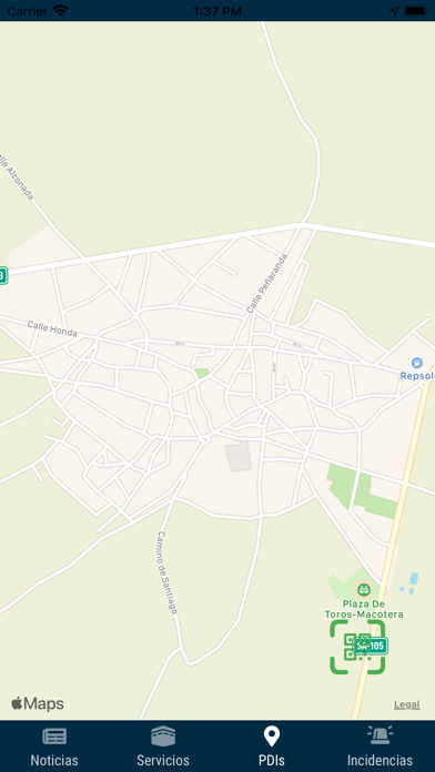 Ayuntamiento de Macotera Screenshot