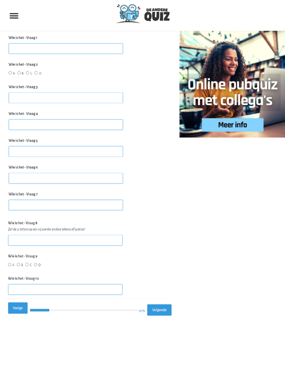 Screenshot #5 pour De Andere Quiz