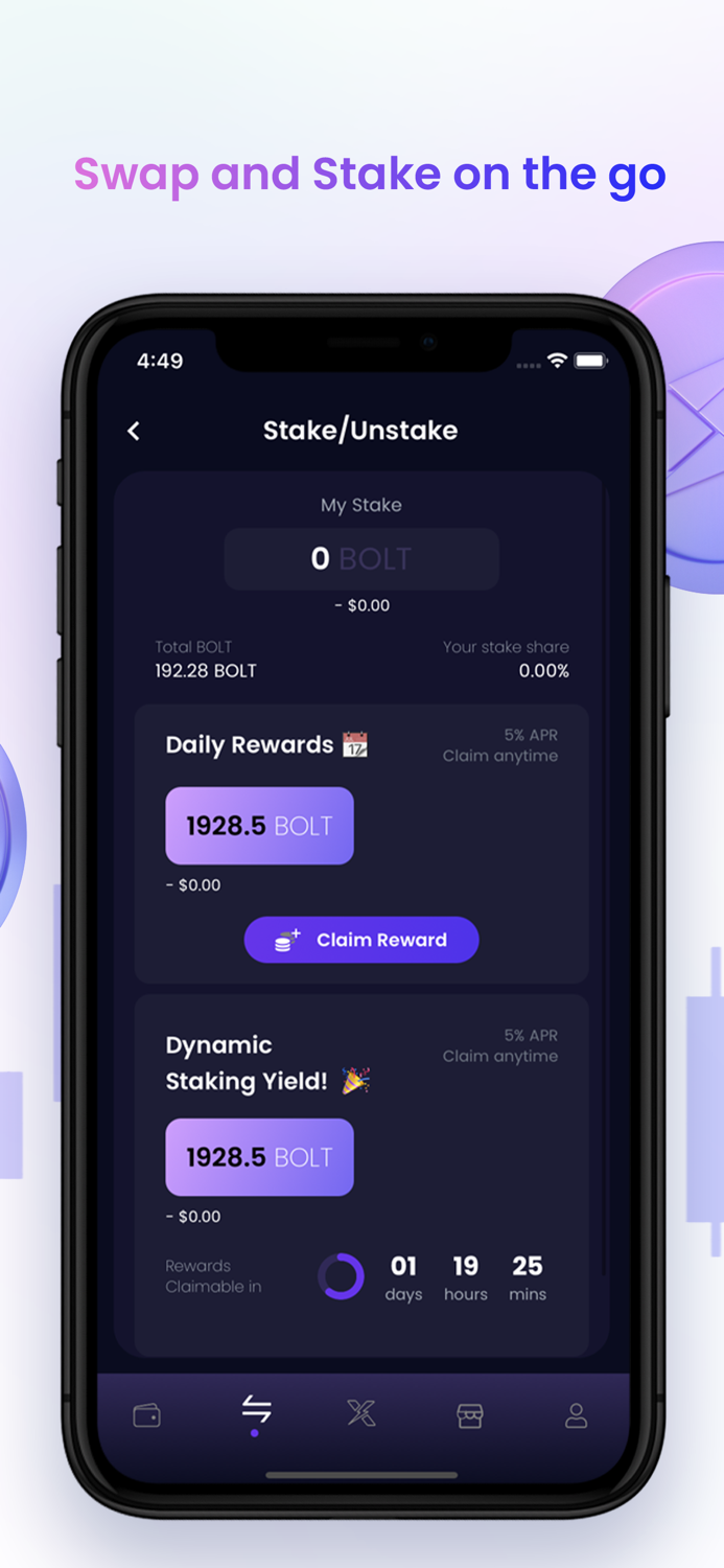 BoltX NFT and Crypto Wallet