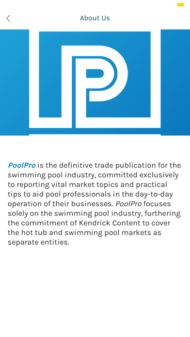 PoolPro Magazine Screenshot