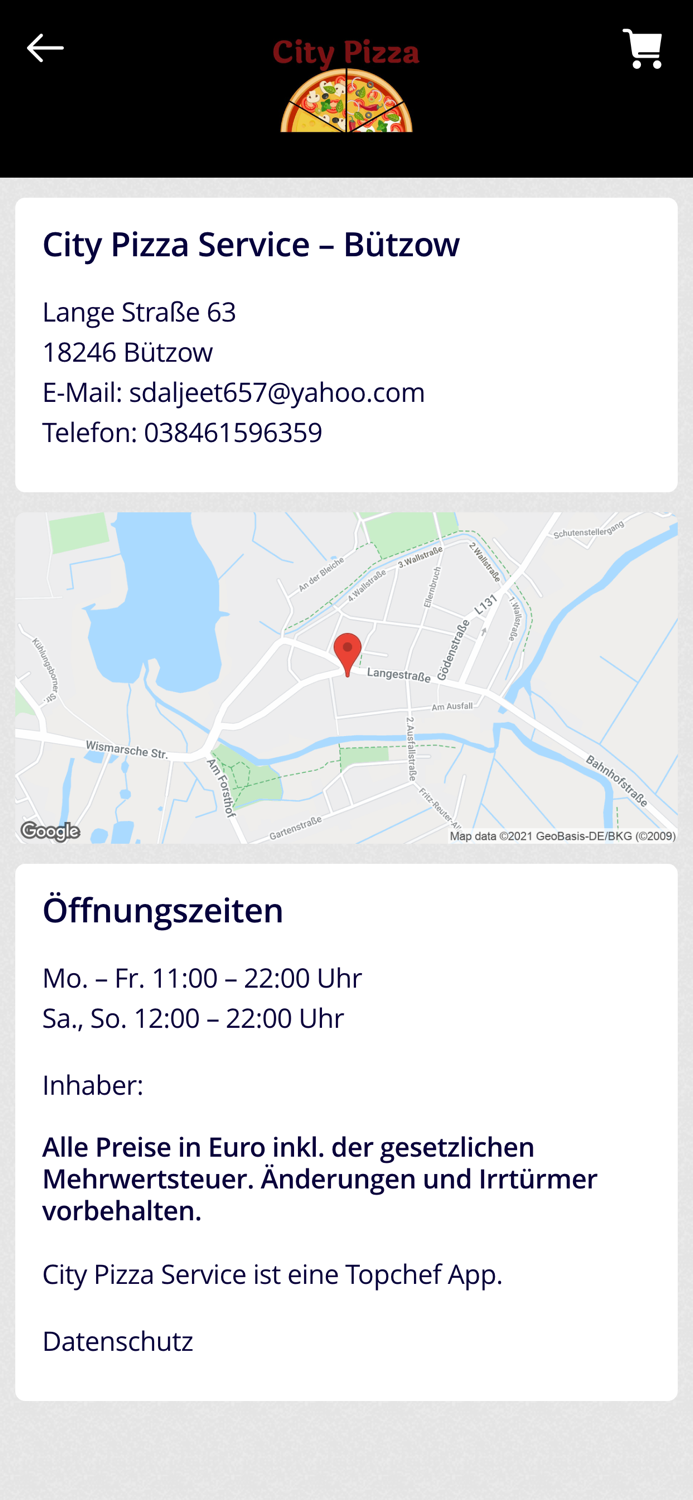 City Pizza Service Bützow