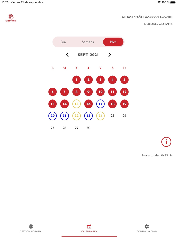 Cáritas. Gestión de Agentes