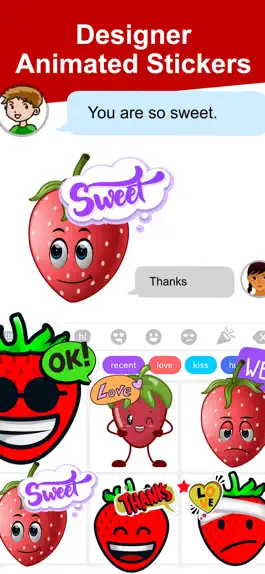 Game screenshot Strawberries Animated hack
