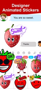 Strawberries Animated screenshot #3 for iPhone